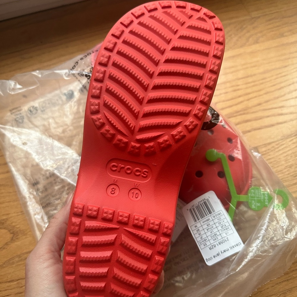 Red Crocs Classic Clogs - Picture 3 of 3